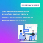 Вниманию предпринимателей! Успейте подать заявку до 10 декабря..